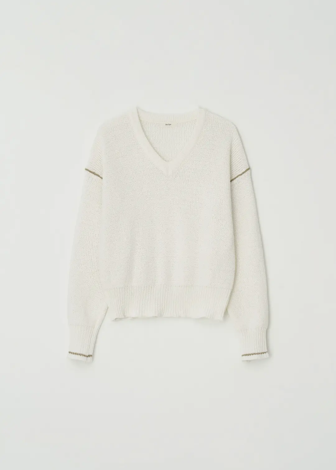 더라이 Stitch V-neck Knit(Ivory) 상품 이미지 1