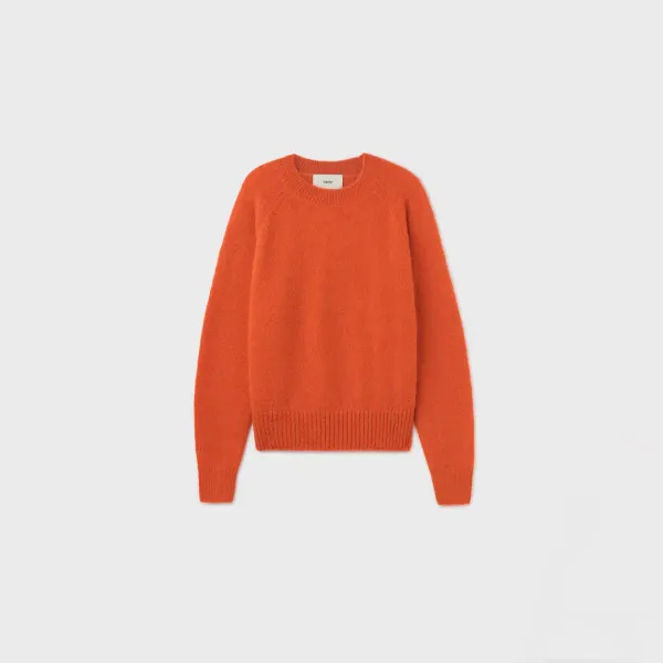 Lucy Crew-neck Sweater (Orange)