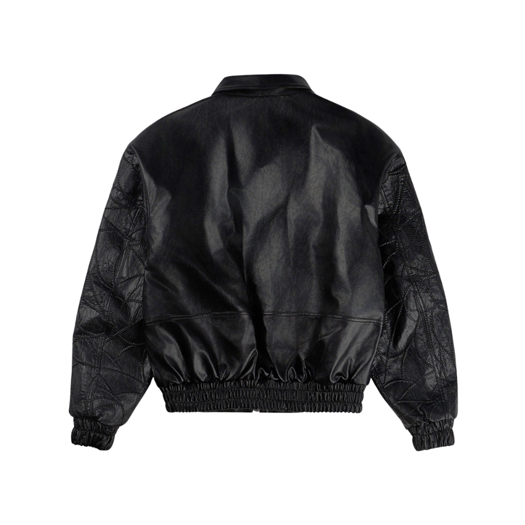 힐다 Hysteric Leather Bomber Jacket [Black] 상품 이미지 3