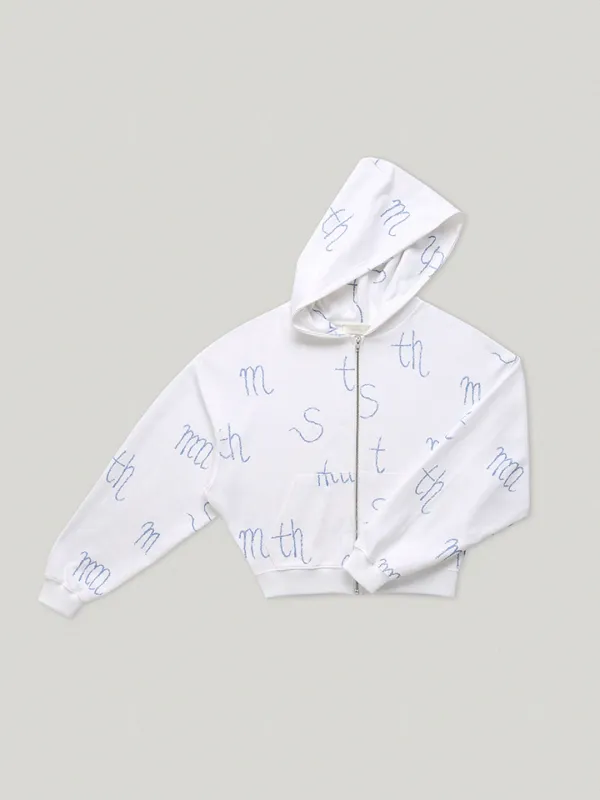 Shoom Hooded Zip Up White (2nd)