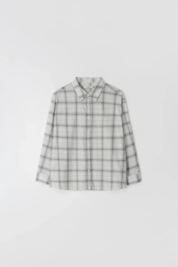 the blues check shirt