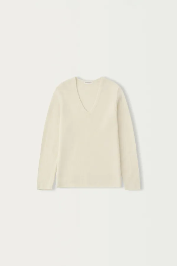 2ND / Runa v-neck pullover (Warm ivory)