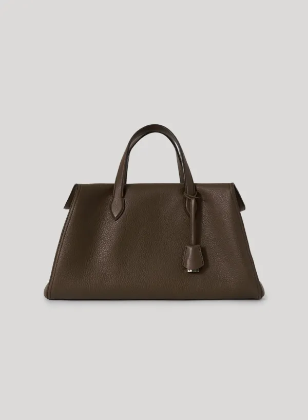 Cambré Leather Tote Bag Tan