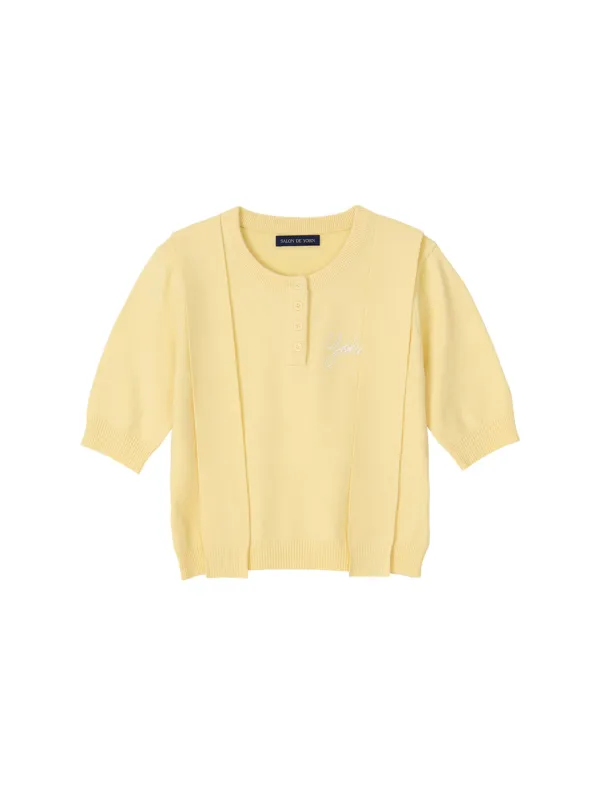 Harbor Shawl Knit_ Butter