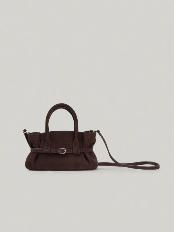 MINI HAVI BAG-SUEDE (BROWN)