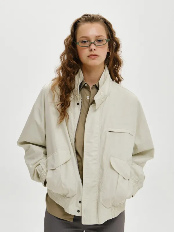 [PLZPROJECT]STEVE HARRINGTON JACKET, IVORY
