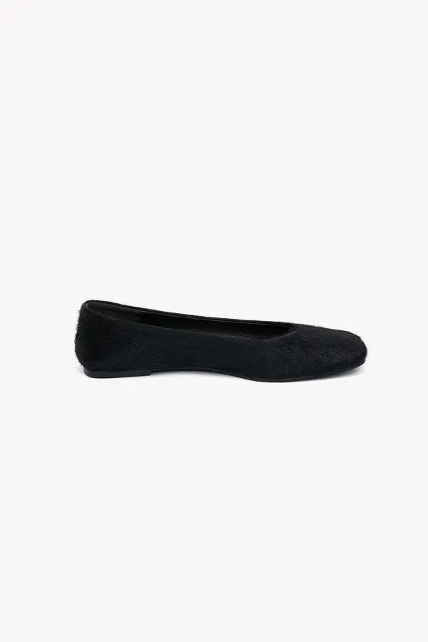 Elani Square Flat (Haircalf Black)