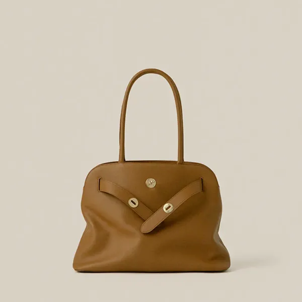 SHIMO SHOPPER BAG_MILKY BROWN