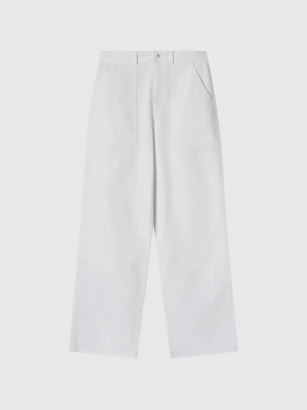 HBT Washed Cotton Pants (White)