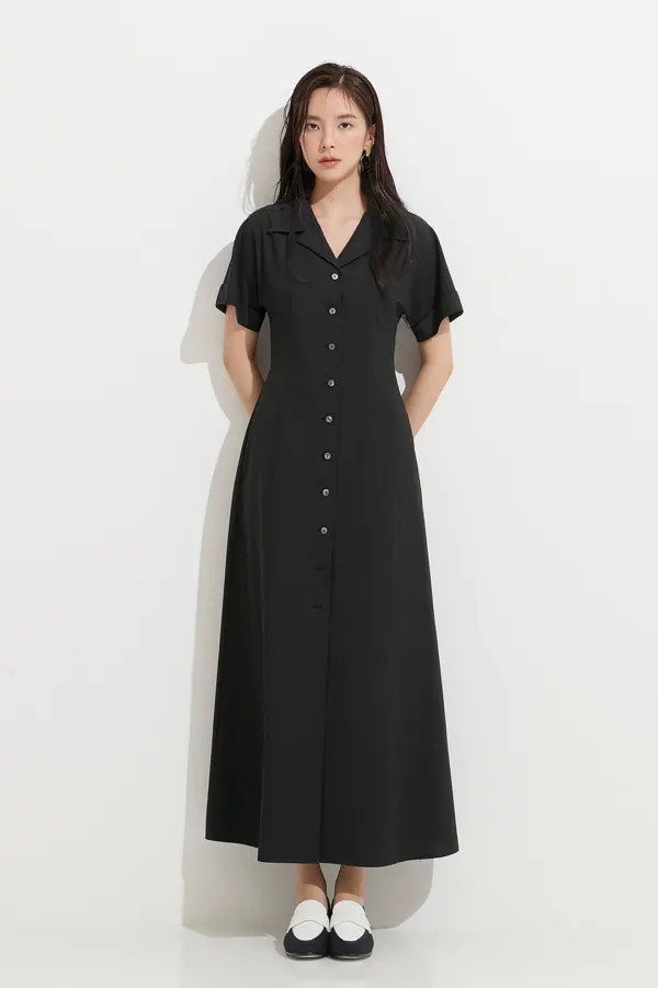 NO.7 DRESS - BLACK