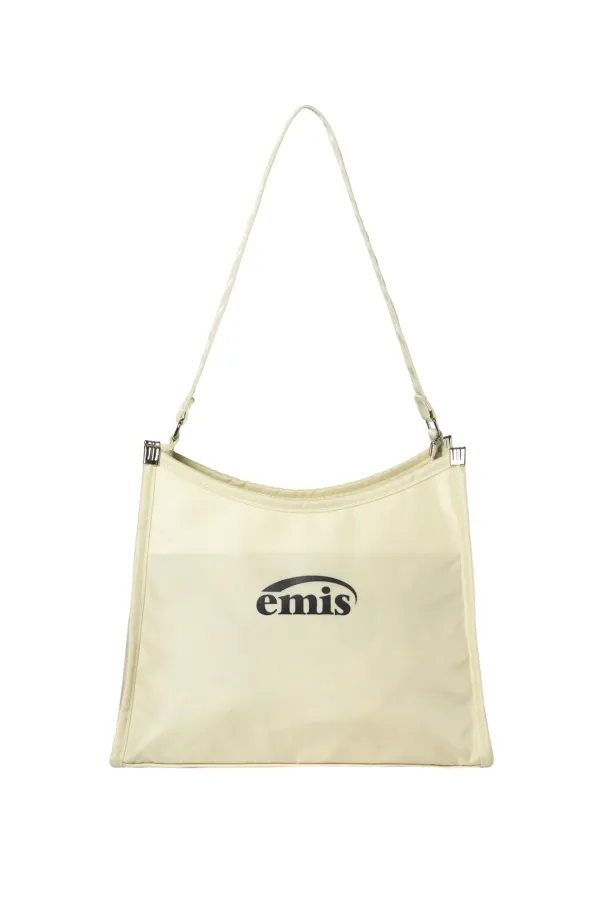 SQUARE HOBO BAG-IVORY