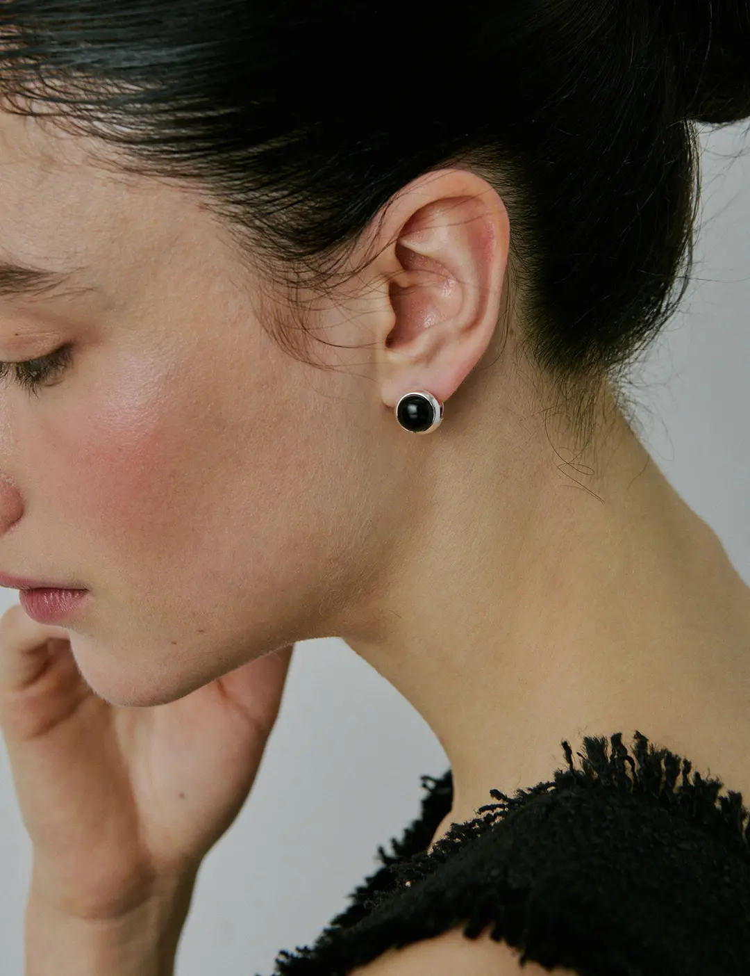 에뜨리브 Onyx Onetouch Earrings 상품 이미지 2