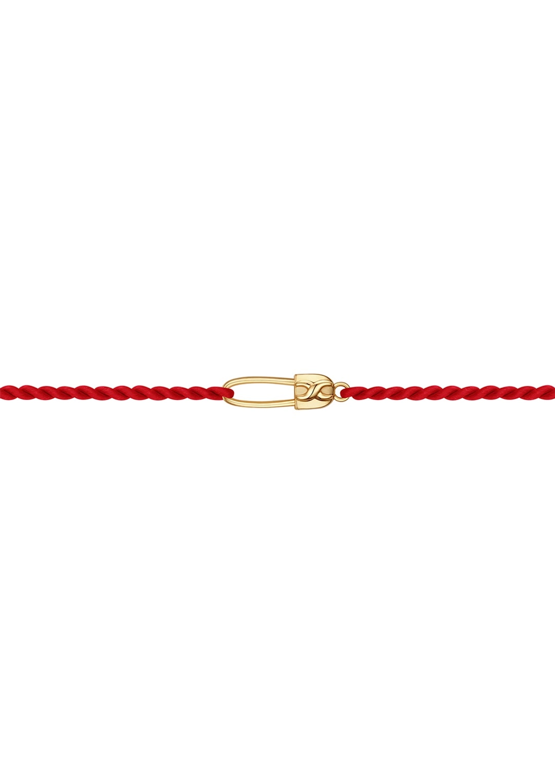 에스실 [G] Safety Pin Silk Bracelet_Red 상품 이미지 2