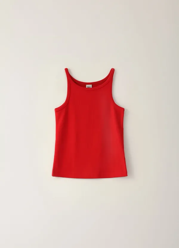 Jane Slim Sleeveless - Red
