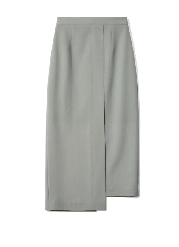 BELTED JACKET _KHAKI GRAY