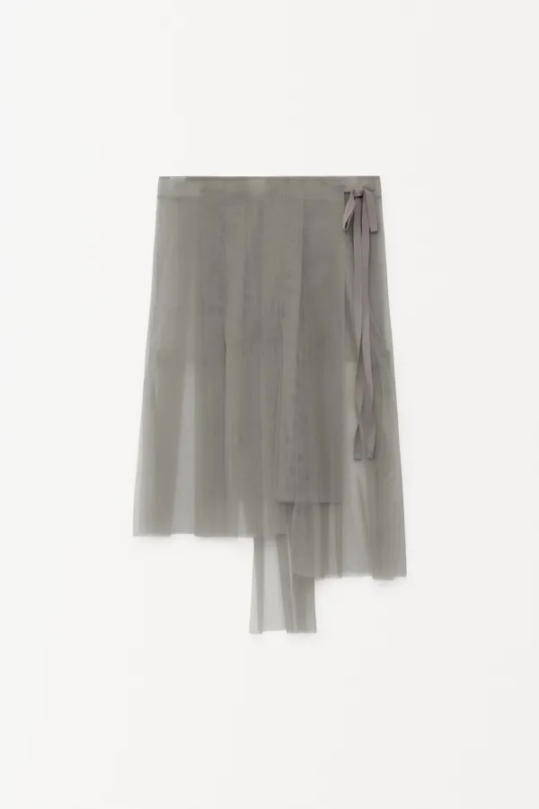 Jeanne Pleated Skirt gray