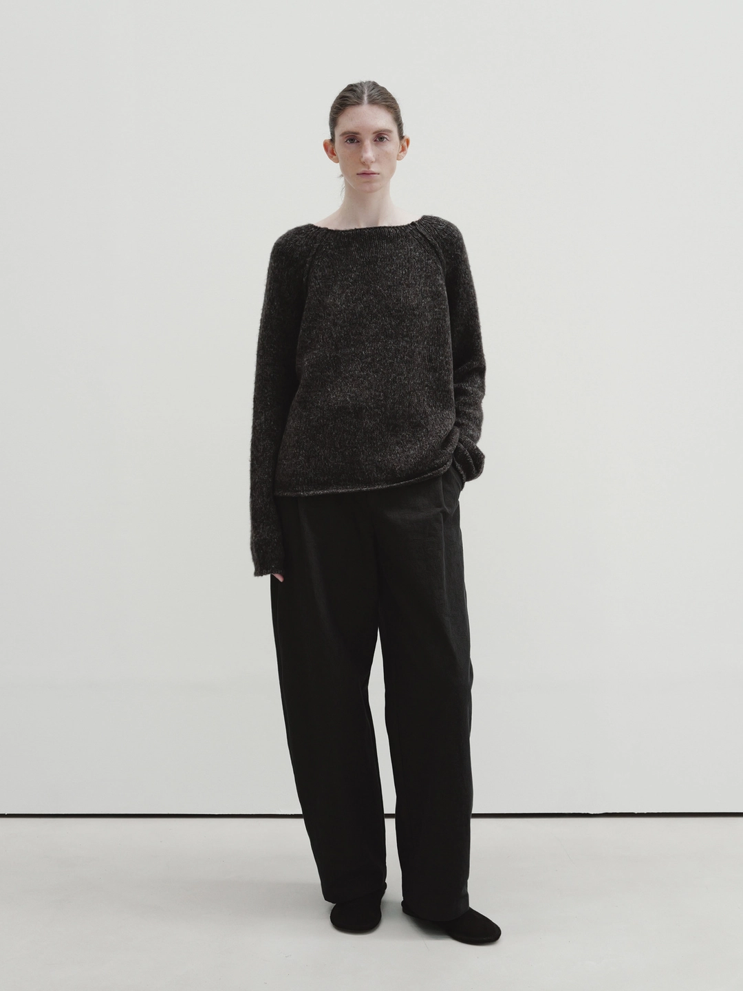 모이아 side tuck pants (espresso) 상품 이미지 3