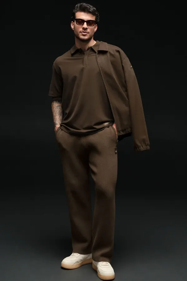 Scholar Straight Leg Sweatpant - Espresso