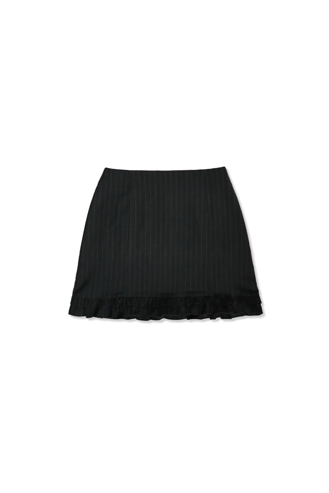 위드아웃썸머 Pinstripe skirt_charcoal 상품 이미지 1