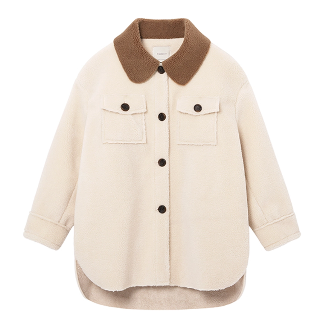 하케쉬 Winter Rabbit Coat_Ivory 상품 이미지 2