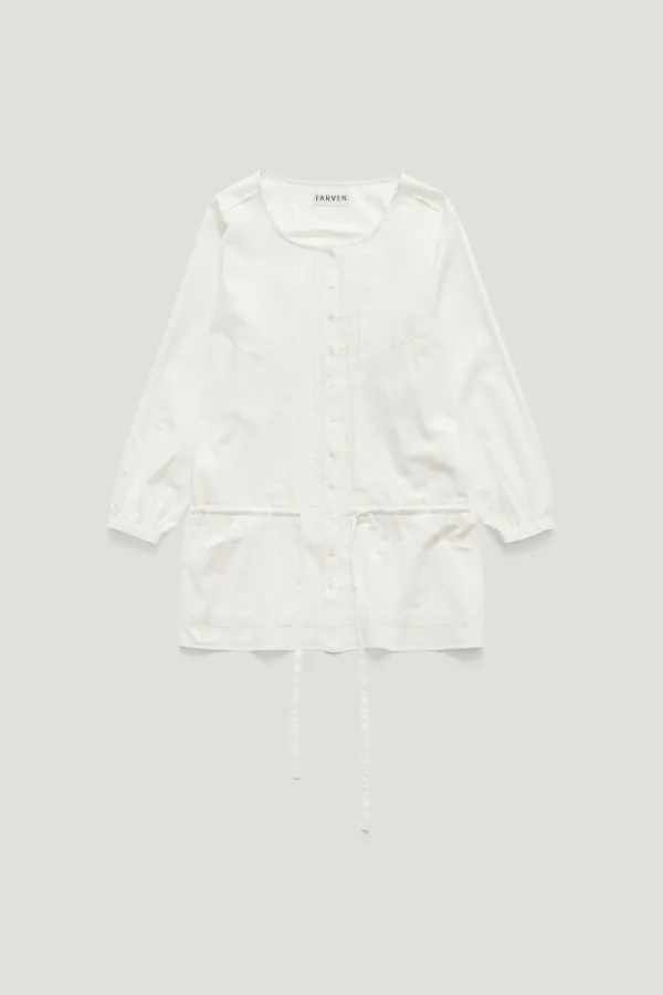 ATILA LACE STRING BLOUSE_IVORY / ₩139,000