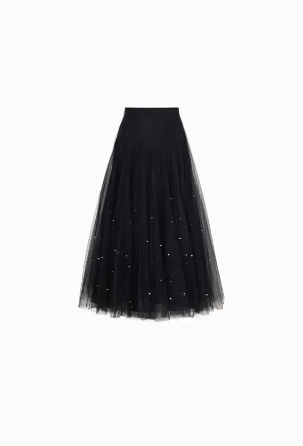 Etoile Pearl Sha Skirt (Black)