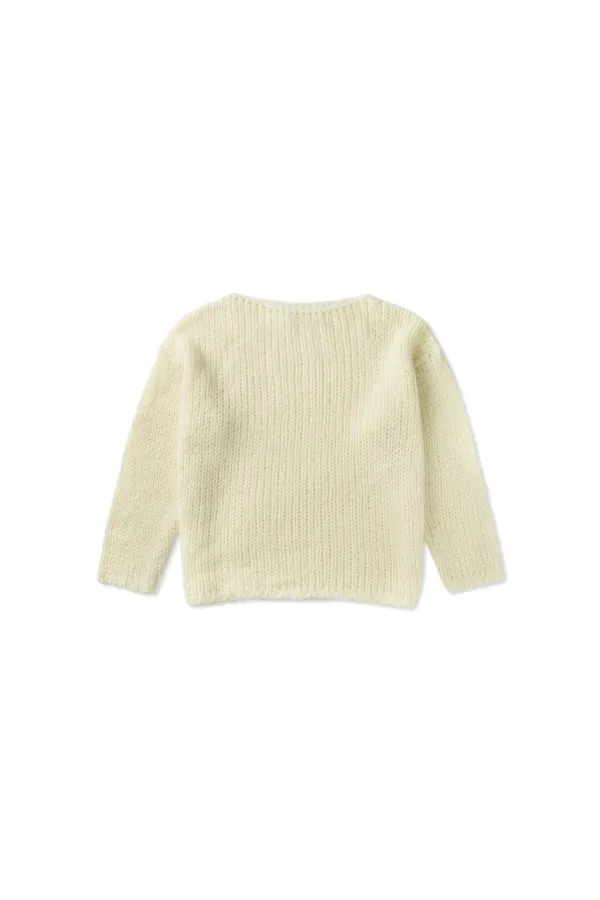 Soft loose knit_ivory