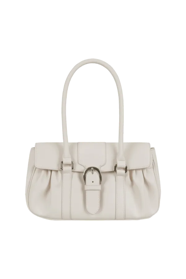 [wonniehouse X kleesier] Vintage dolly buckle mini bag, Beige