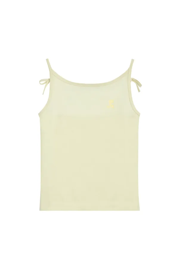BACK TIE SLEEVELESS - CREAM