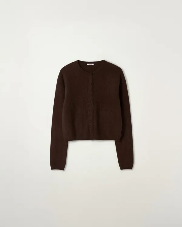 [9/17 순차배송] Hairy Wool Cardigan [BROWN]