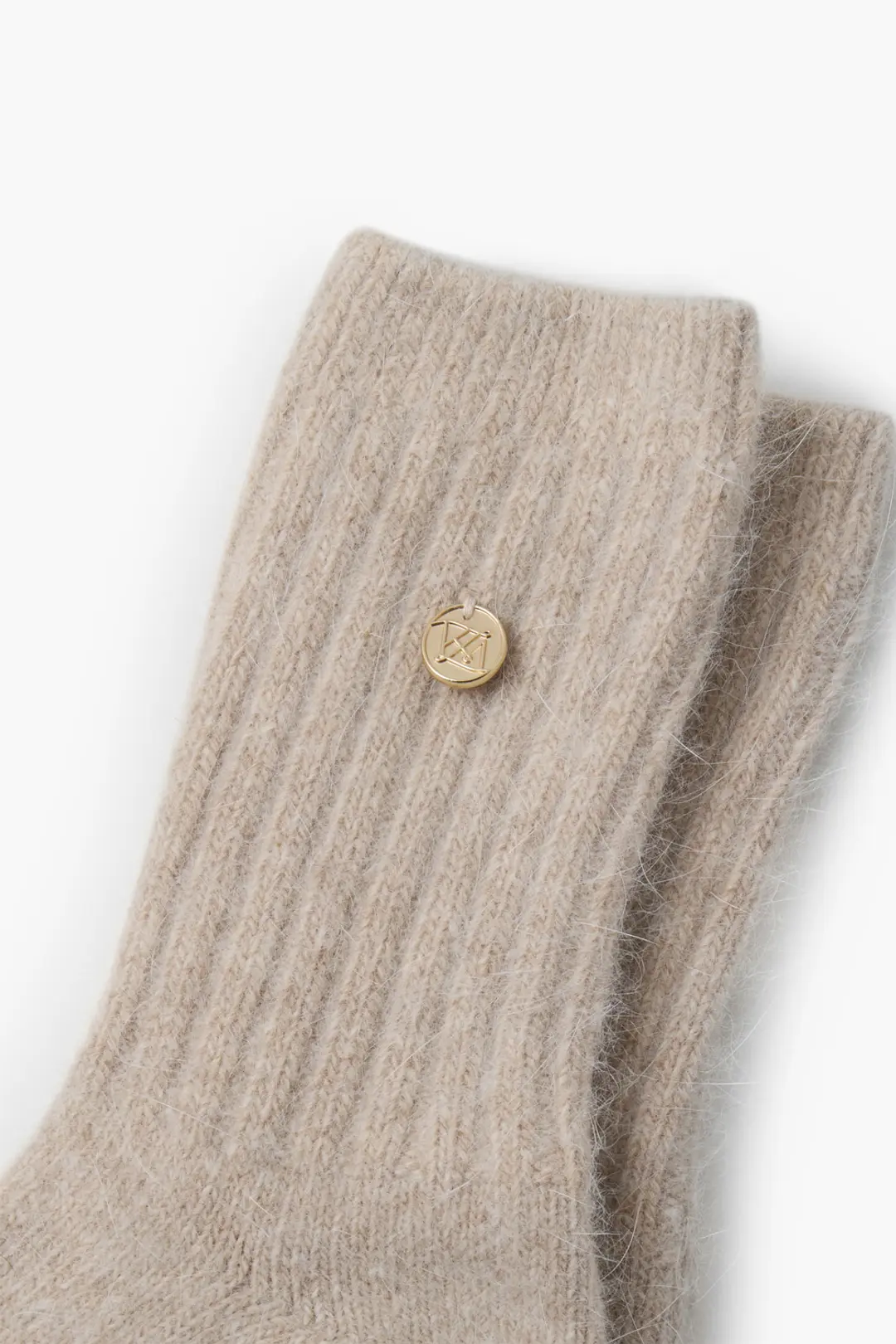쿠메 Angora Socks, Beige 상품 이미지 2