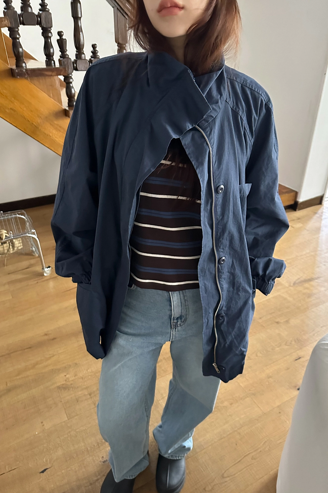 리브어리 Field Pocket Jacket (navy) 상품 이미지 1
