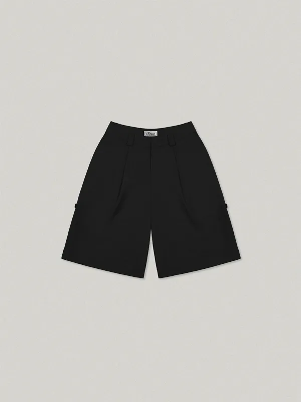 Two-Way Wool Shorts - Black투웨이 울 쇼츠