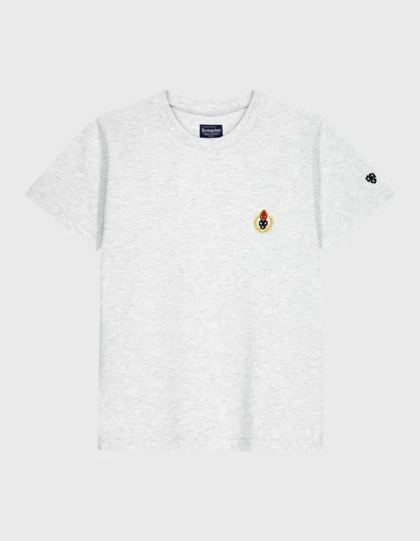 CREST 20S COMPACT YARN T-SHIRT (W) / M.Grey(3%)