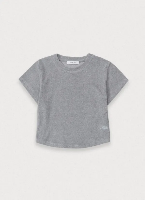 RABBIT TERRY TEE - GREY