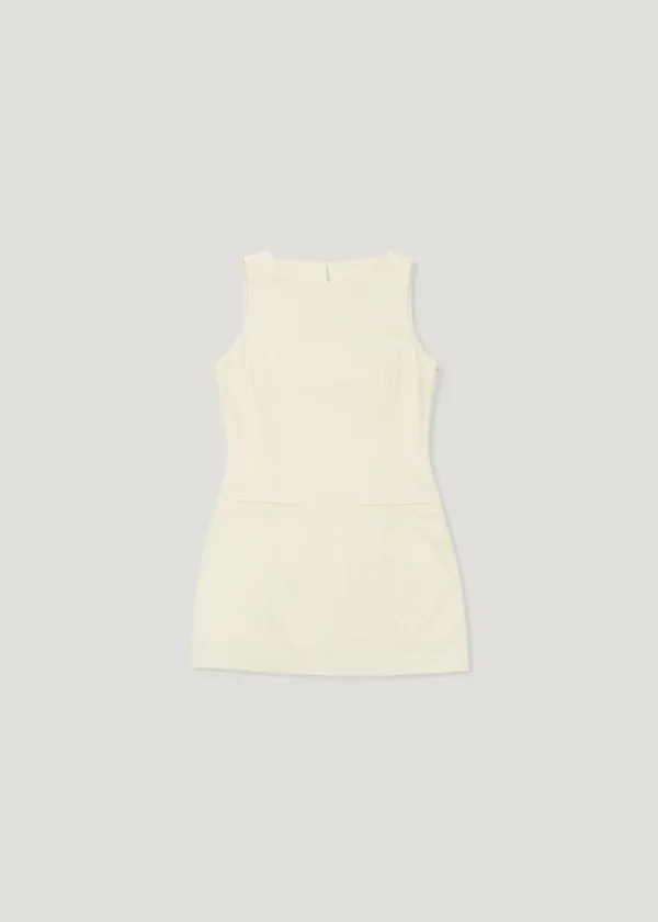 Linen Mini Dress_Butter