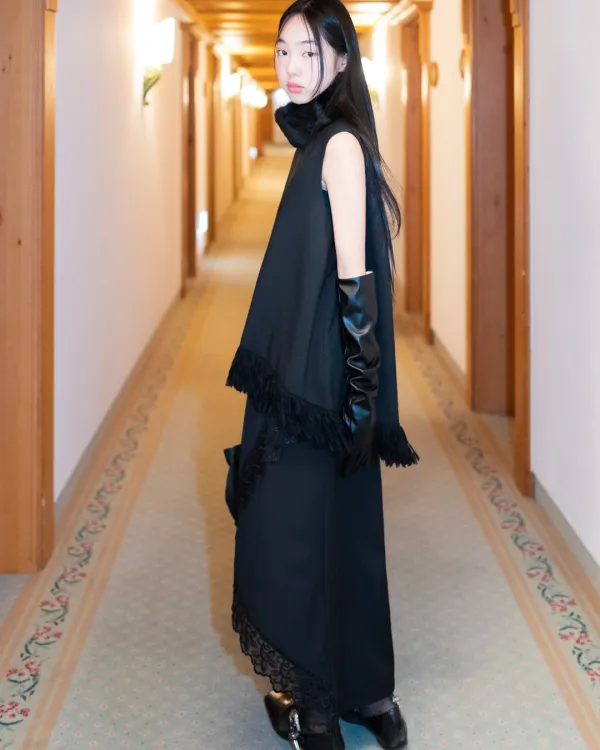 fringe middle vest (open, 단독 주문 시 선발송)