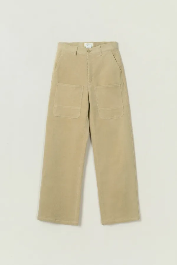 ARTE CORDUROY POCKET PANTS_LIGHT BEIGE