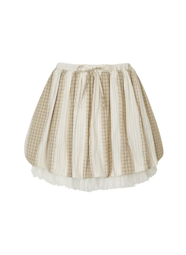 Baby Mushroom Mix Skirt (Beige)