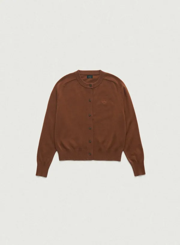 Penny Cash Knit Cardigan_Brown