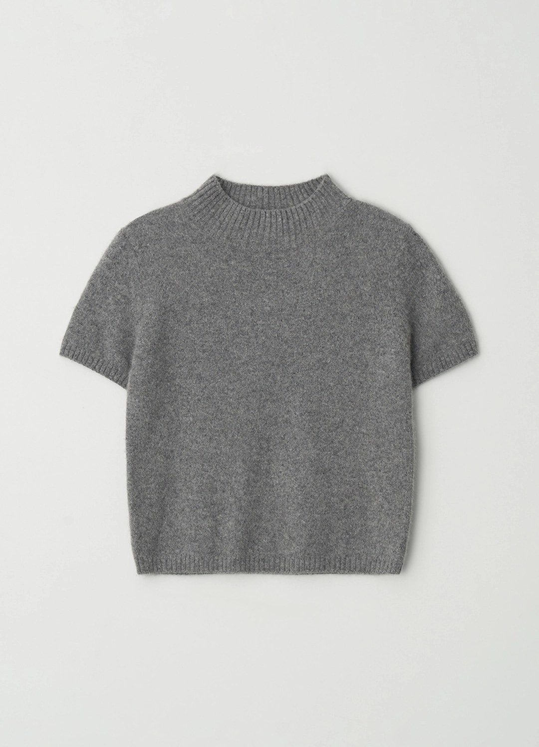 스텝어라운드 [8차] Mar crop half knit_M/GREY 상품 이미지 3