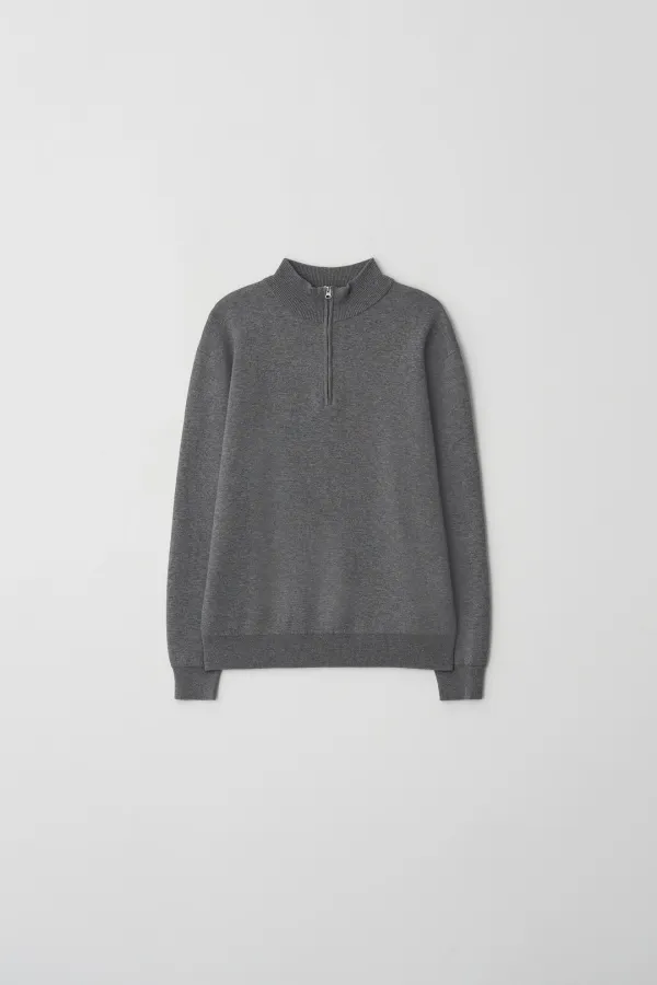 Aaron Half Zip-up Knit