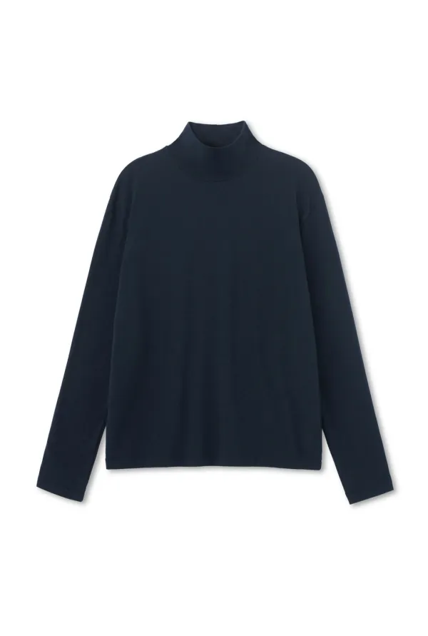CLASSIC TURTLENECK LONG SLEEVE (TEAL BLUE)