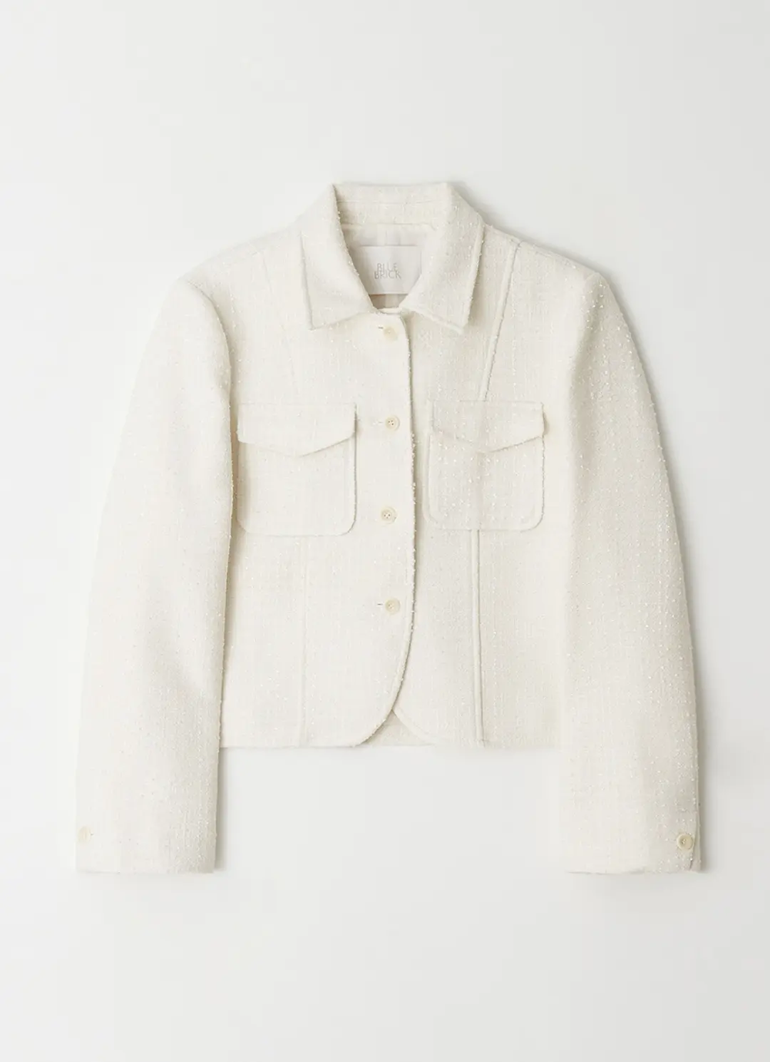 블루브릭 Short tweed jacket (ivory) 상품 이미지 3