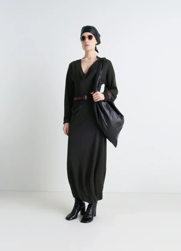 V-NECK DRESS