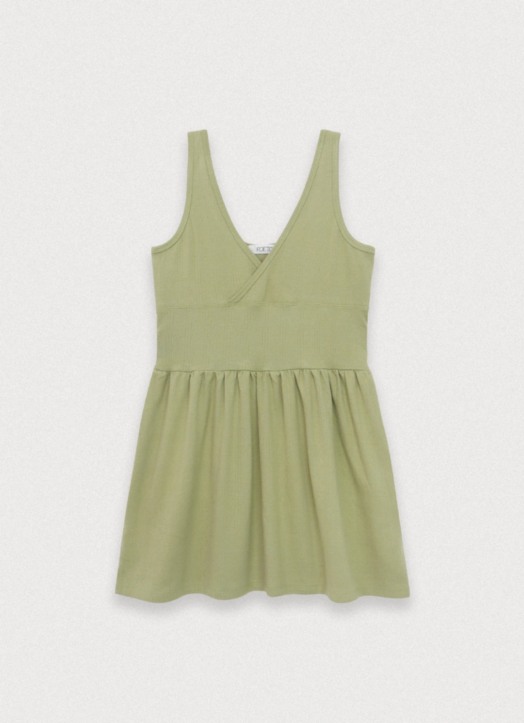 포에토 Jacquard cotton dress - apple green 상품 이미지 3