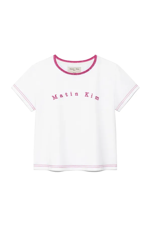 COLOR POINT ARCH LOGO TOP IN WHITE