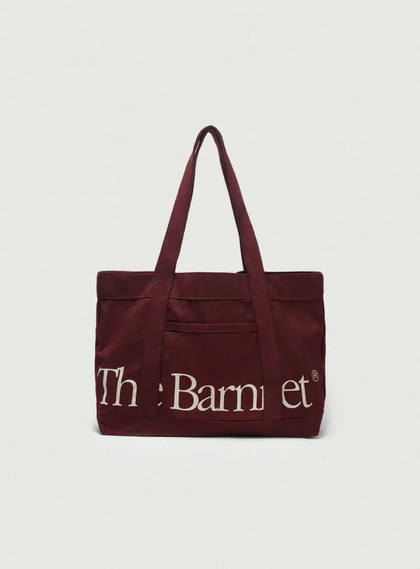 Canvas Baren Tote Bag_Burgundy [10월 중순 순차 배송]