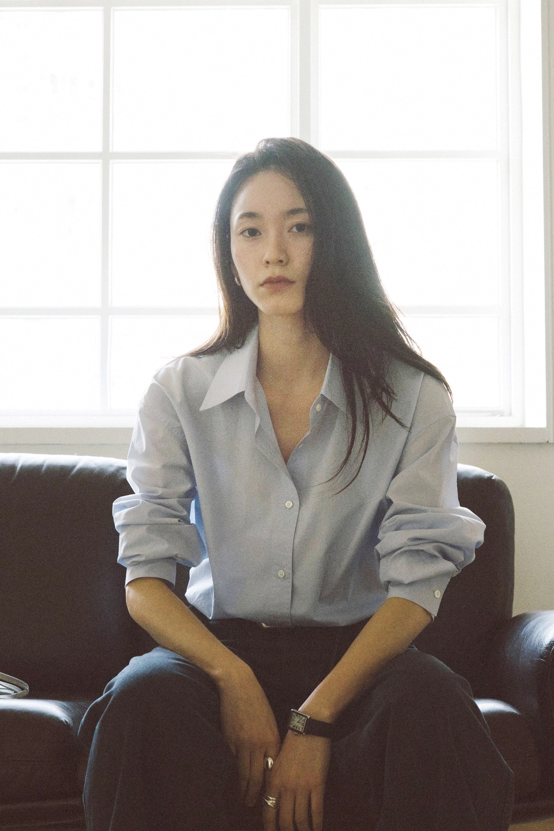 스앨더 25972_Oat bio-washed shirt TD 상품 이미지 1