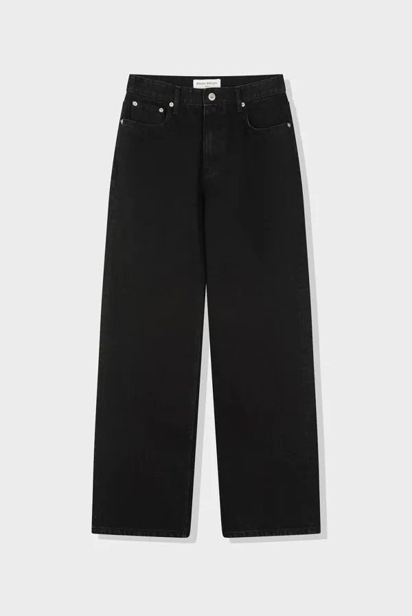 vermont denim pants - black